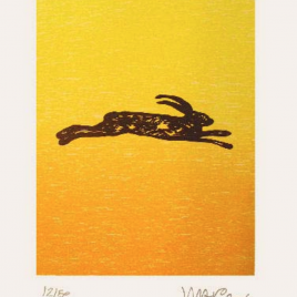 <em>De laatste lemming</em> – Hans Wap (Luxe editie: gesigneerd boek + zeefdruk <em>Rennende haas</em>)